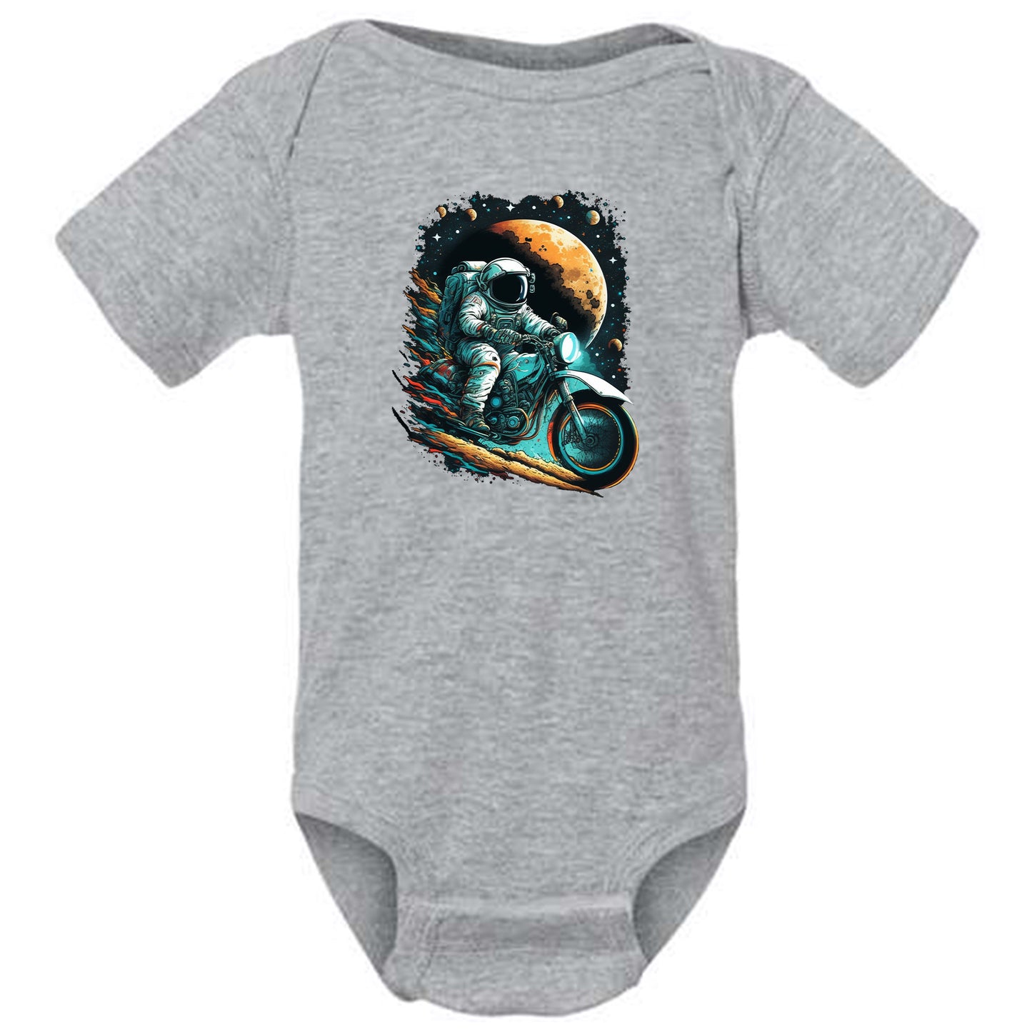 Astronaut Riding Motorcycle T-Shirt