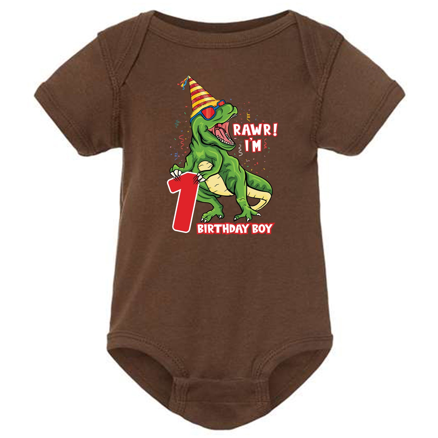 T-Rex Dinosaur Birthday Shirt