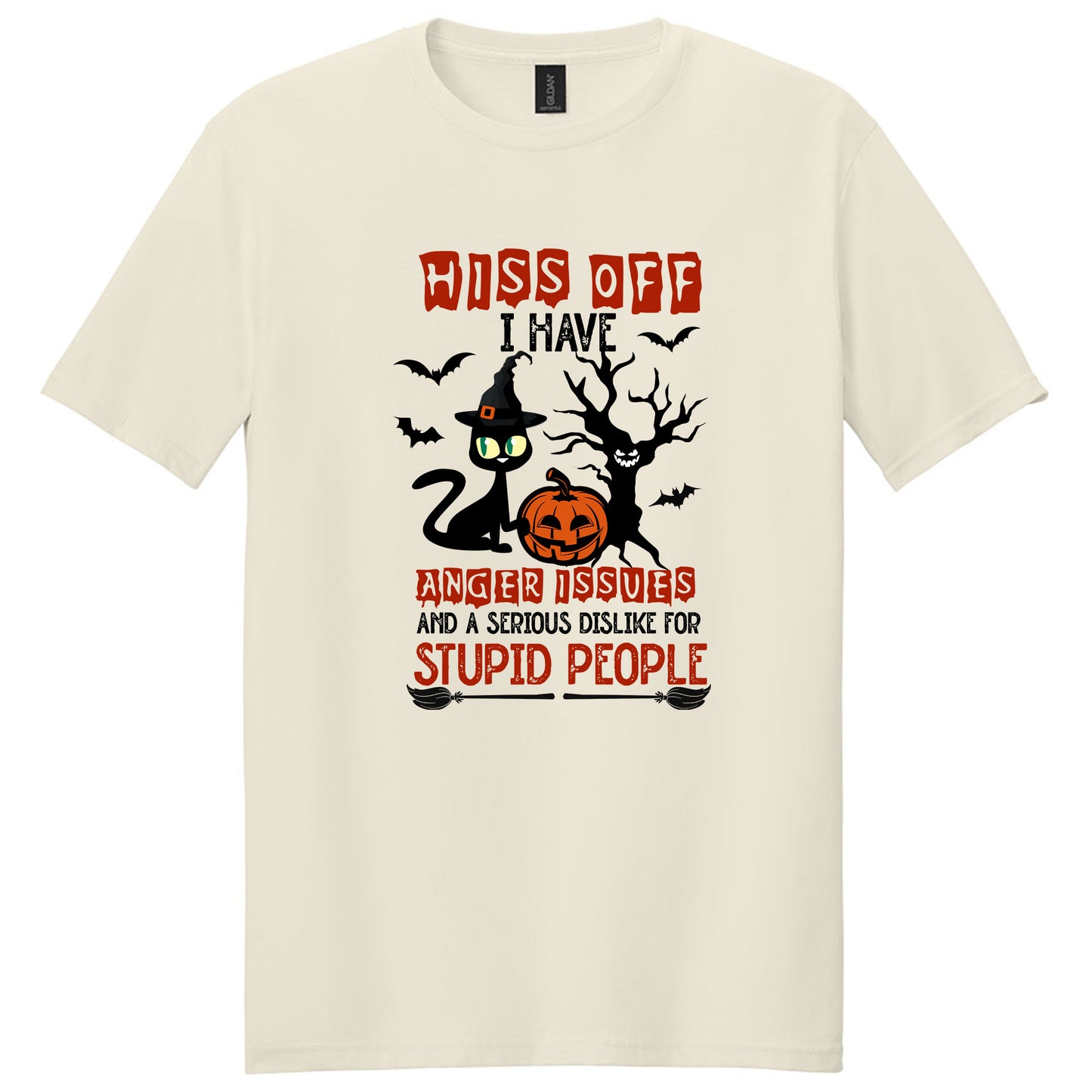 Hiss Off, I have anger issues T-shirt
