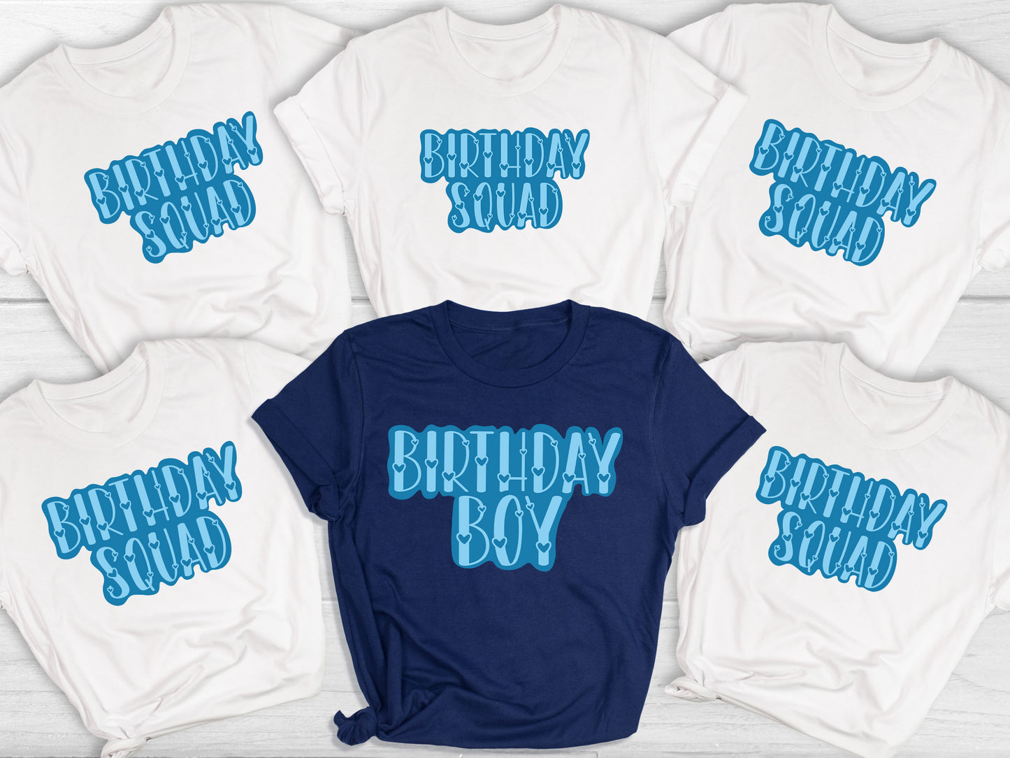 Birthday Squad & Birthday Boy/Girl Matching Shirts
