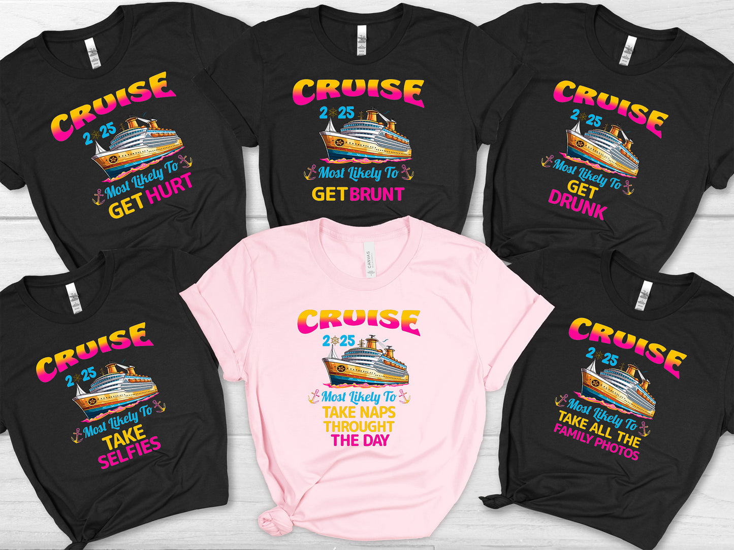 Most Likely to Funny Custom Cruise T-Shirts