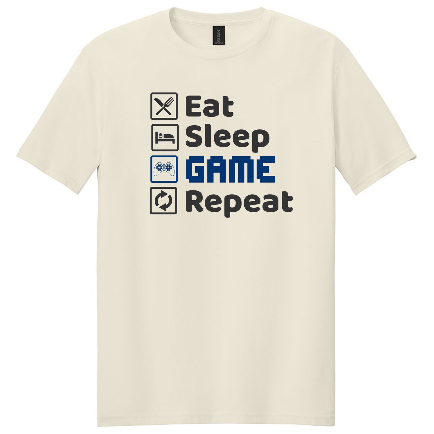 Eat Sleep Game Repeat Shirt