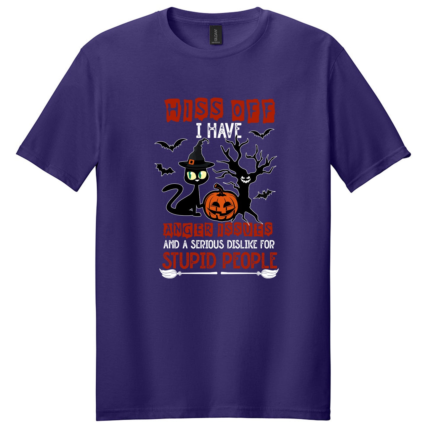 Hiss Off, I have anger issues T-shirt