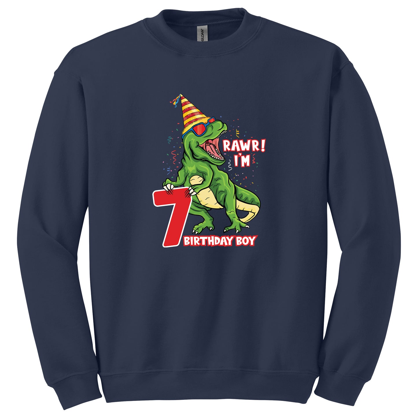 T-Rex Dinosaur Birthday Shirt