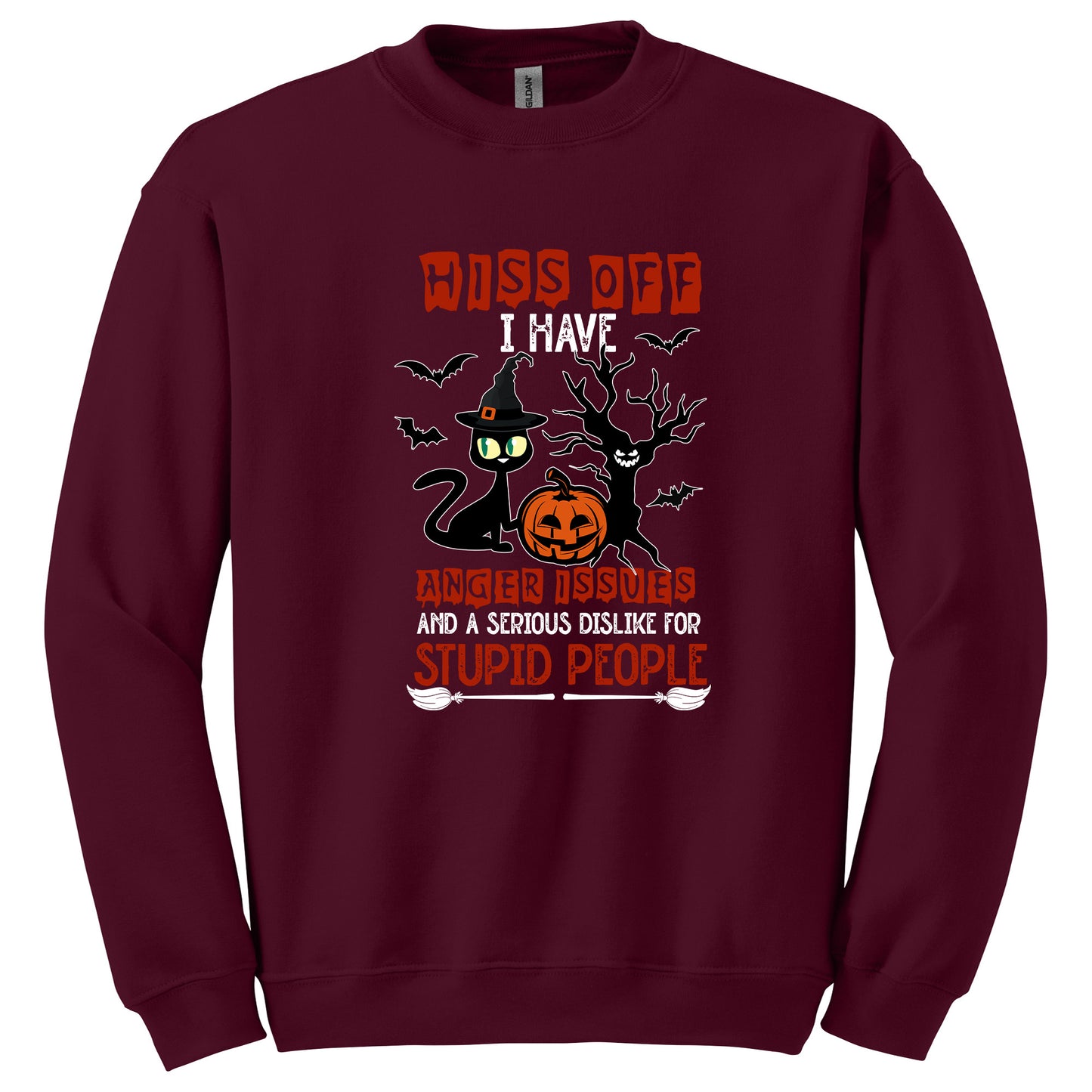 Hiss Off, I have anger issues T-shirt