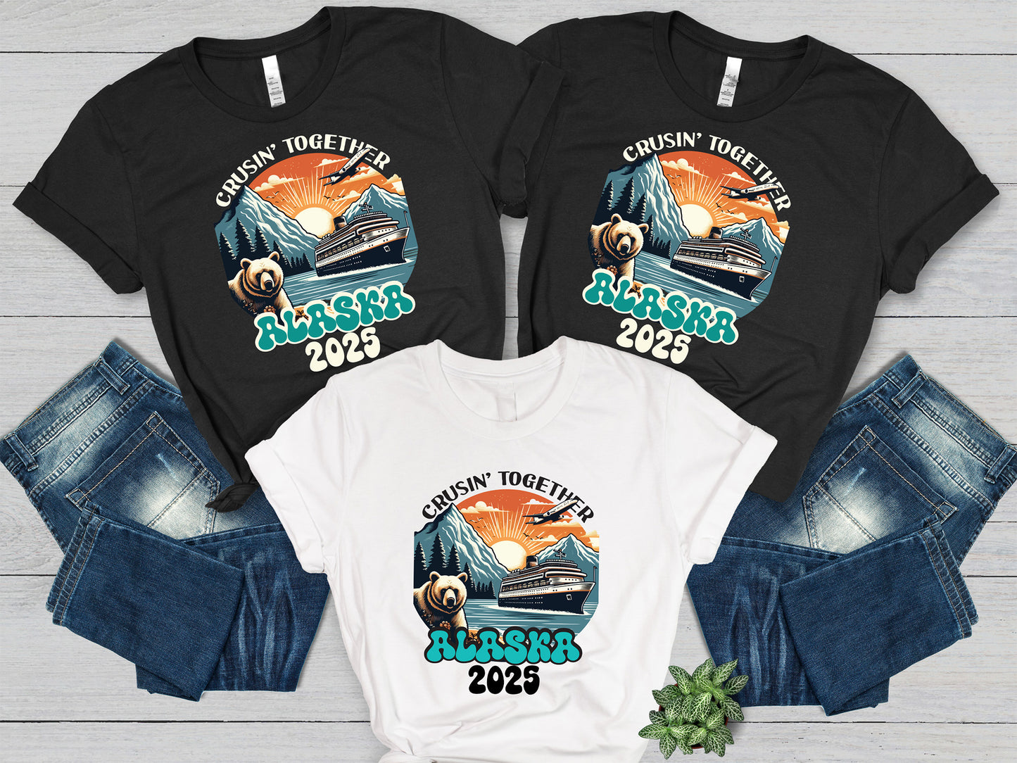 Alaska Cruise 2025 Family Matching Shirts and Sweatshirts