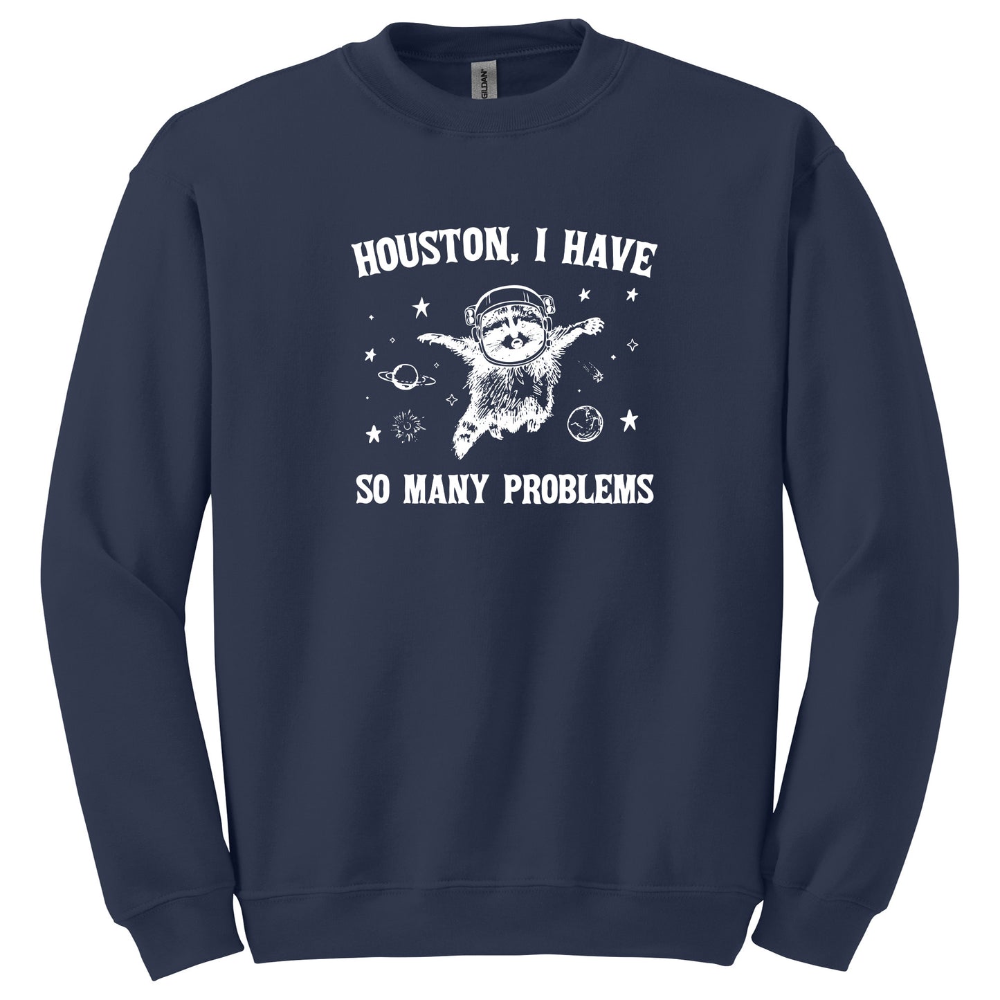 Houston I Have So Many Problems Vintage Raccoon T Shirt
