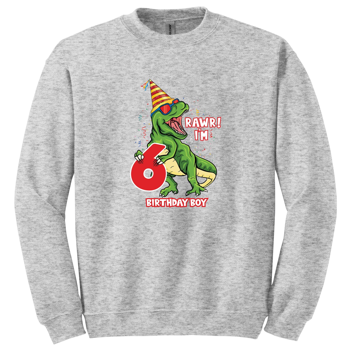 T-Rex Dinosaur Birthday Shirt
