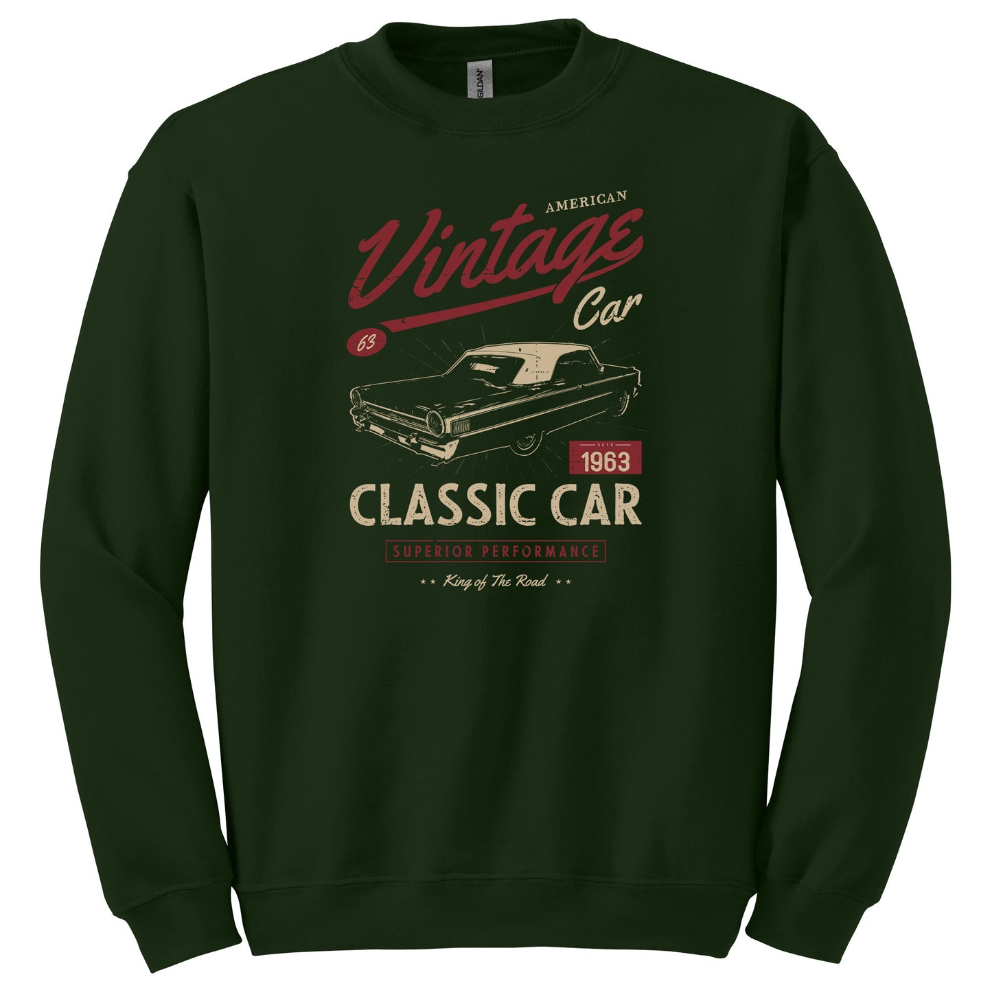 American Vintage Car T-Shirt