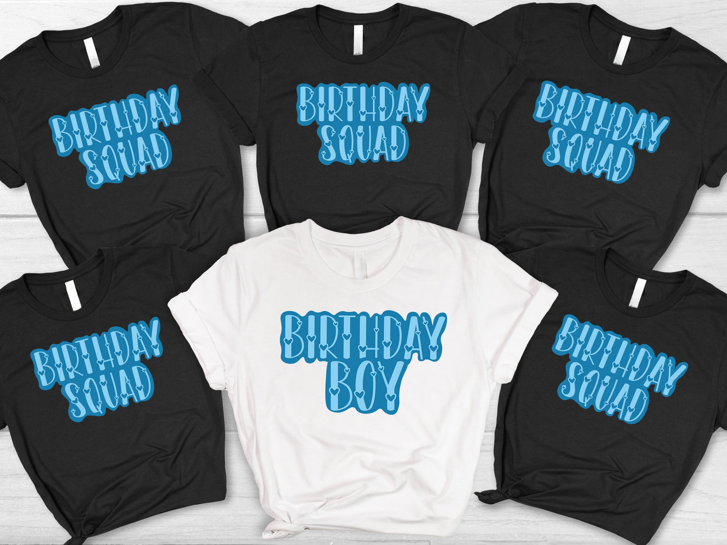 Birthday Squad & Birthday Boy/Girl Matching Shirts