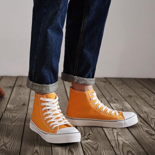 Custom Printed High Top Canvas Shoes, Lace up Canvas Sneakers