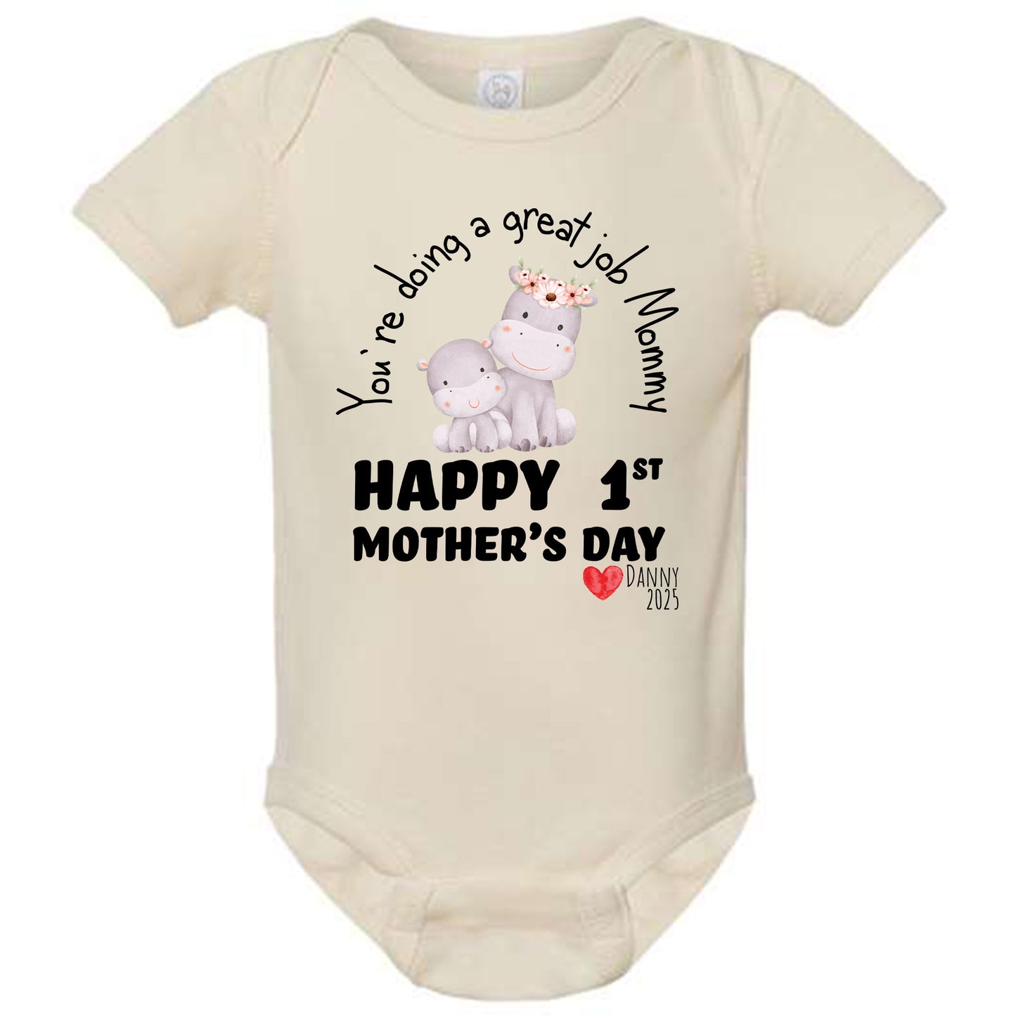 Our First Mothers Day Bodysuit