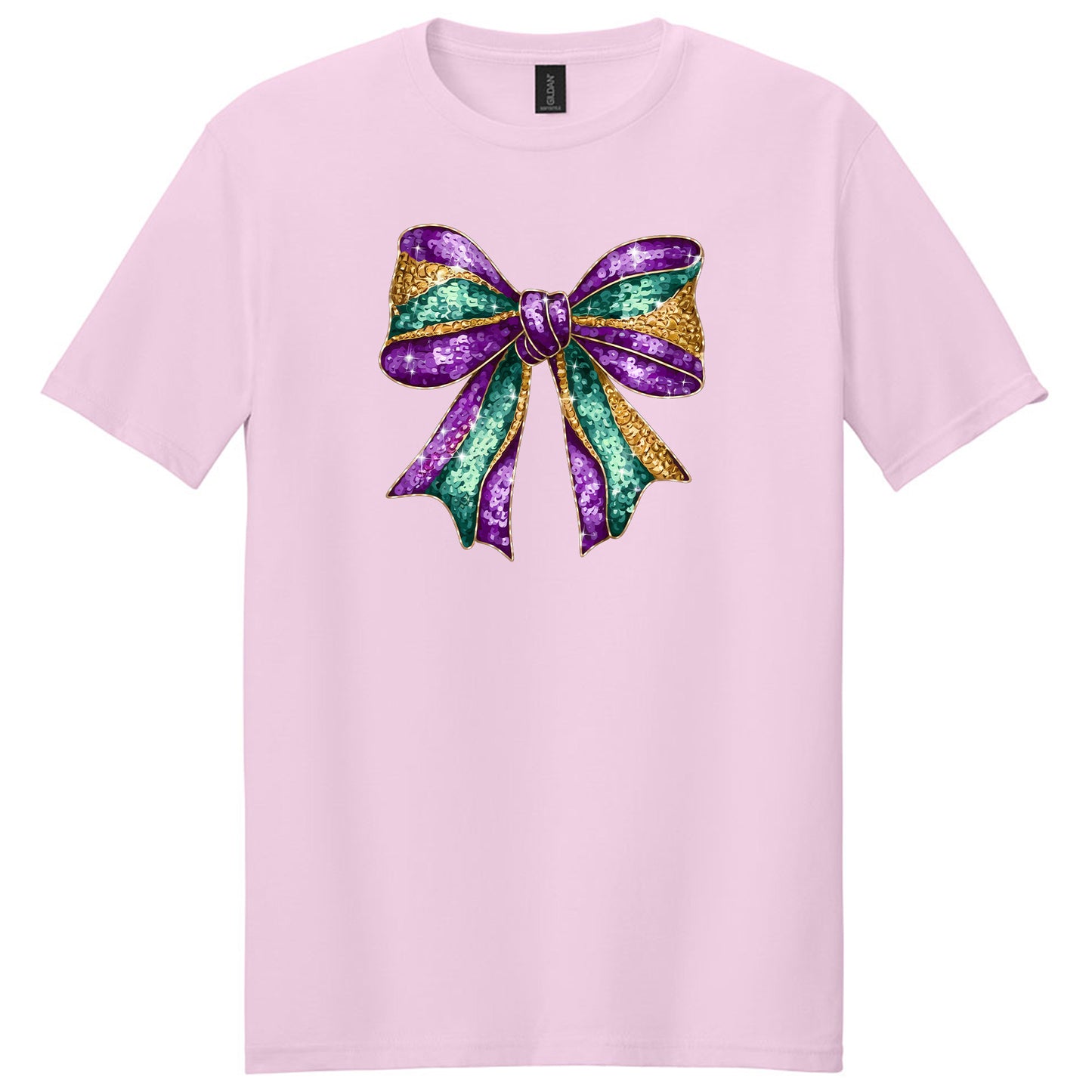 Mardi Gras Bow T-shirt