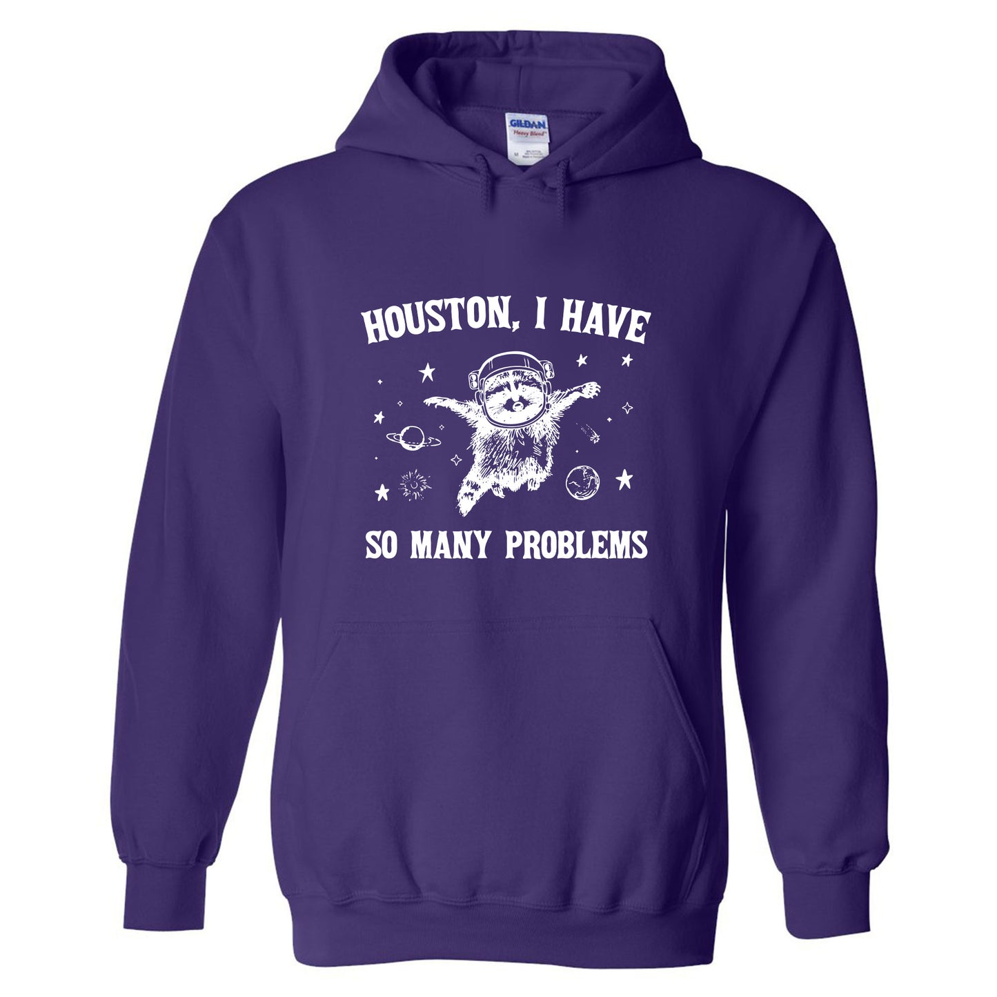 Houston I Have So Many Problems Vintage Raccoon T Shirt