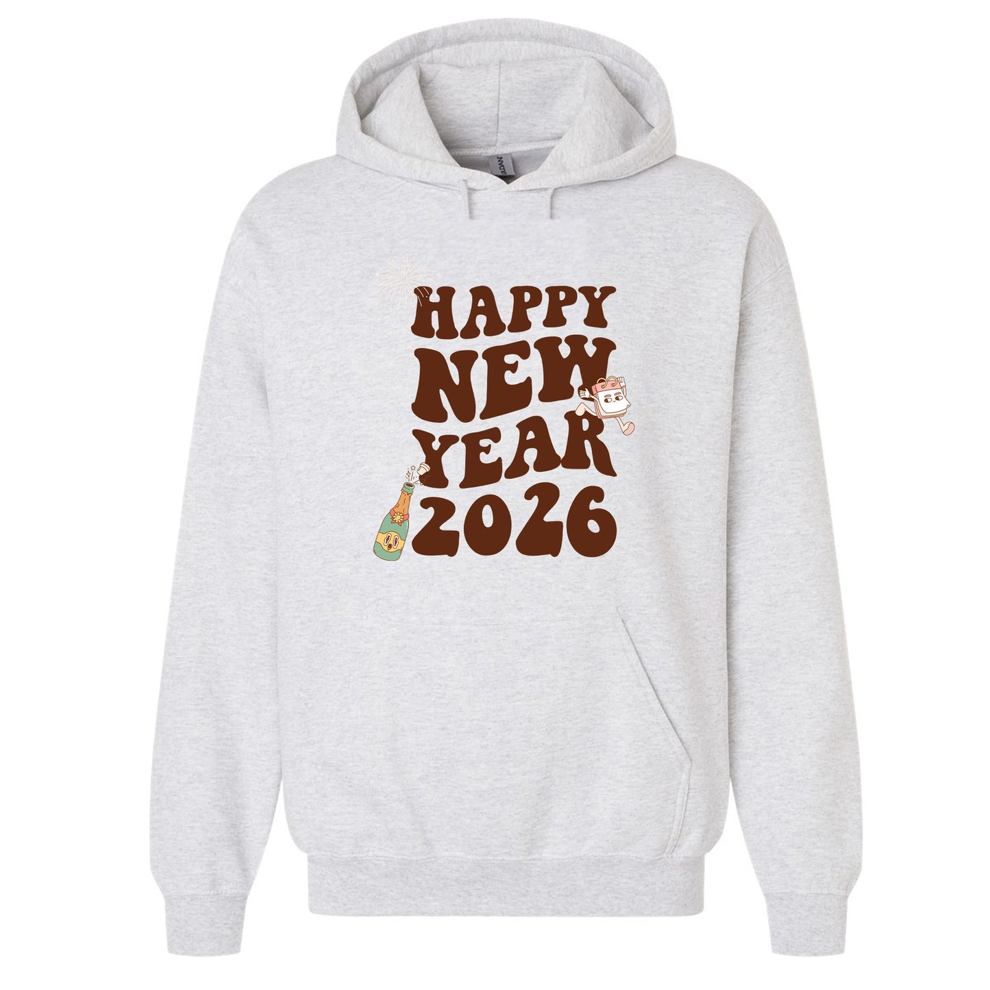 Groovy Retro Happy New Year 2026 T-Shirt