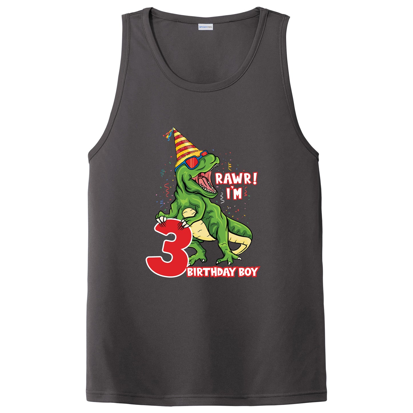 T-Rex Dinosaur Birthday Shirt