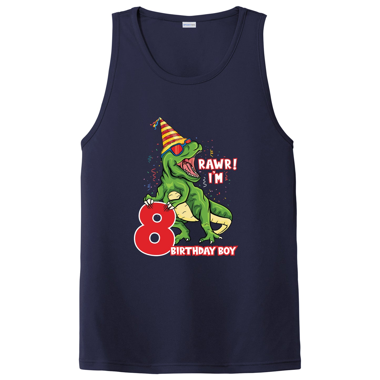 T-Rex Dinosaur Birthday Shirt