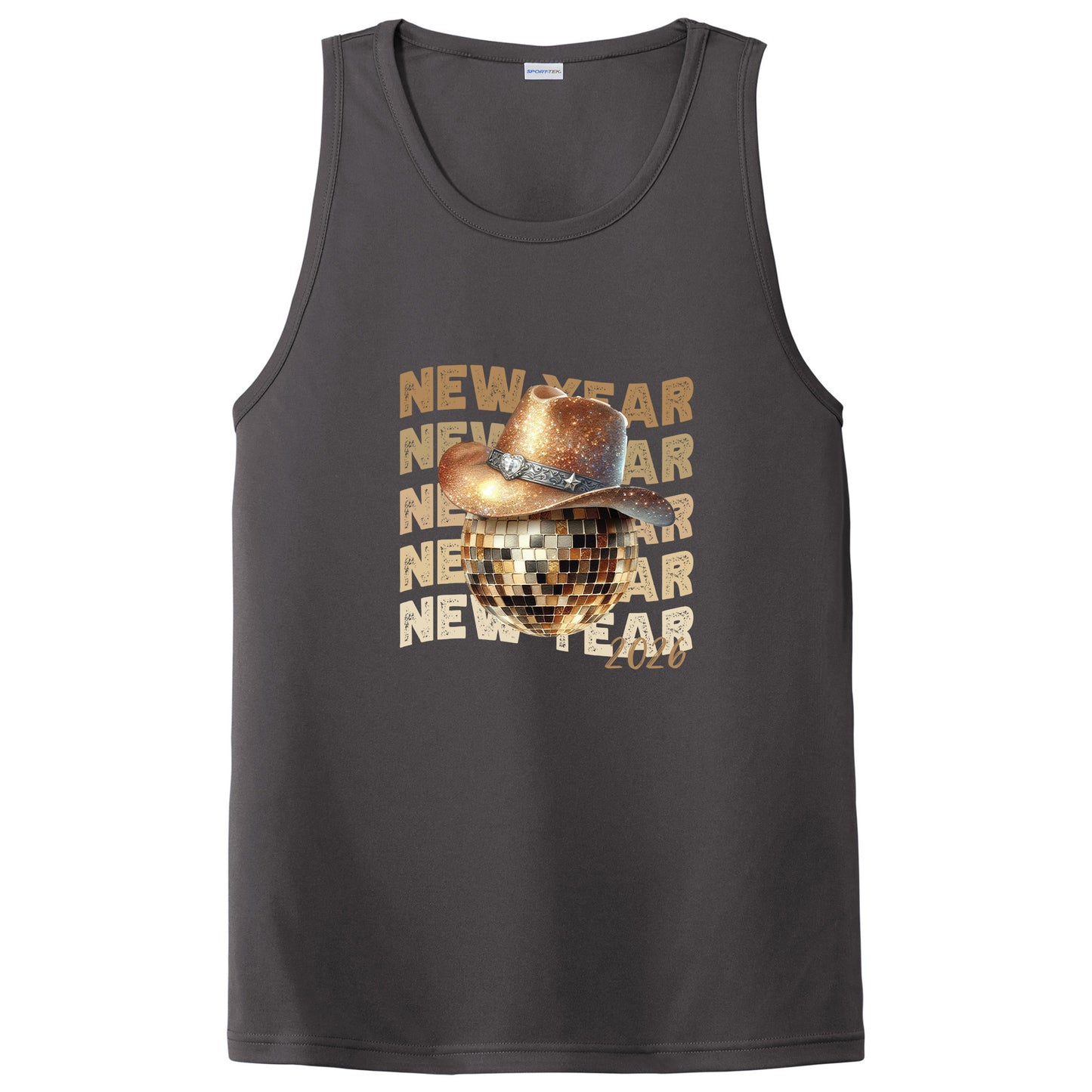 Disco Ball Cowboy Hat New Year Shirt