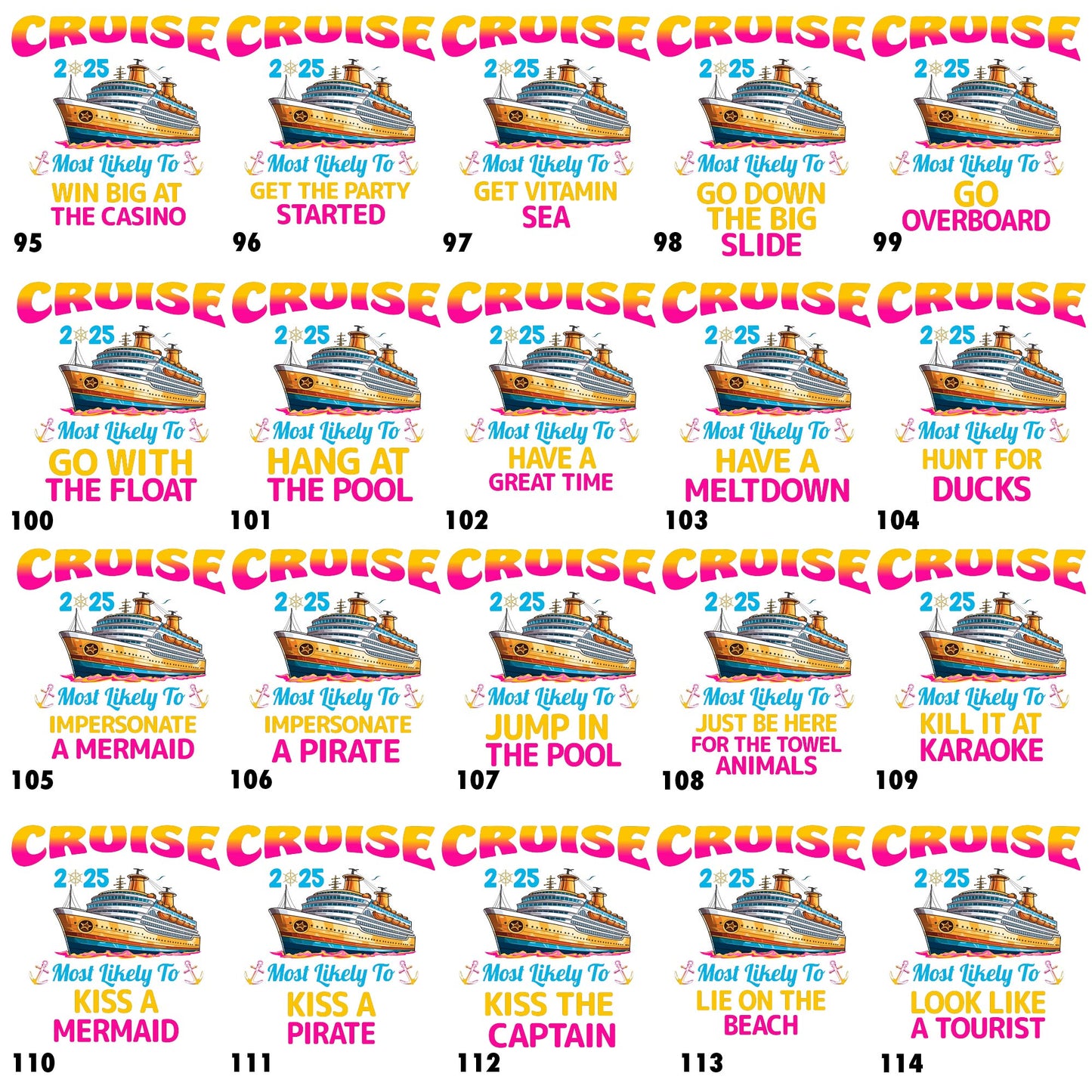Most Likely to Funny Custom Cruise T-Shirts