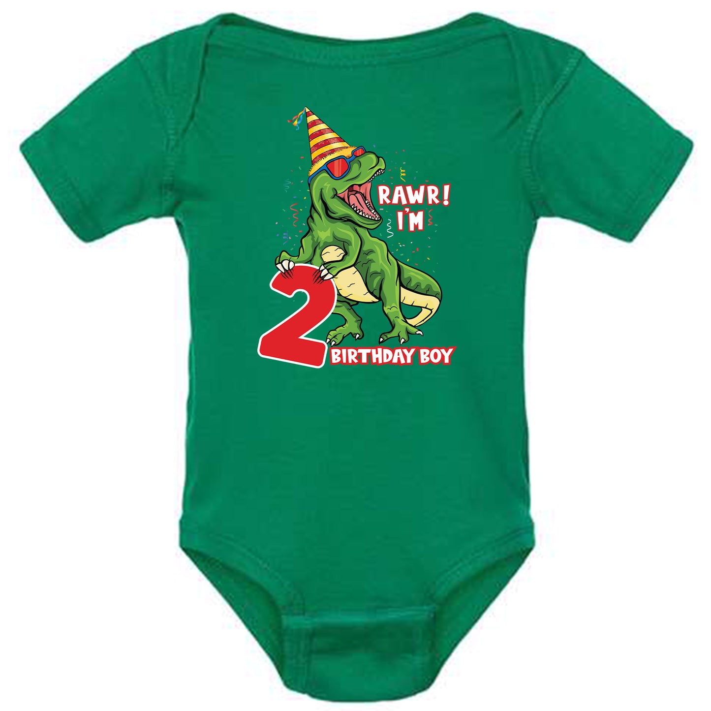 T-Rex Dinosaur Birthday Shirt