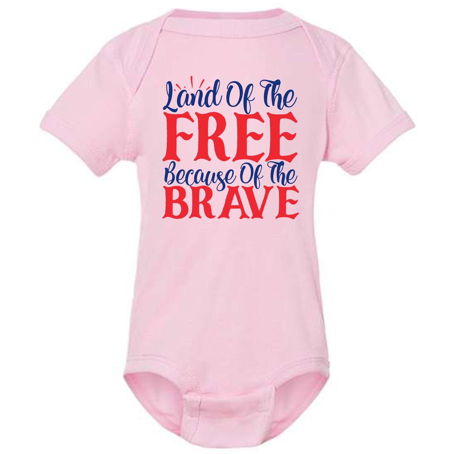 Land of the Free because of the Brave Tshirt
