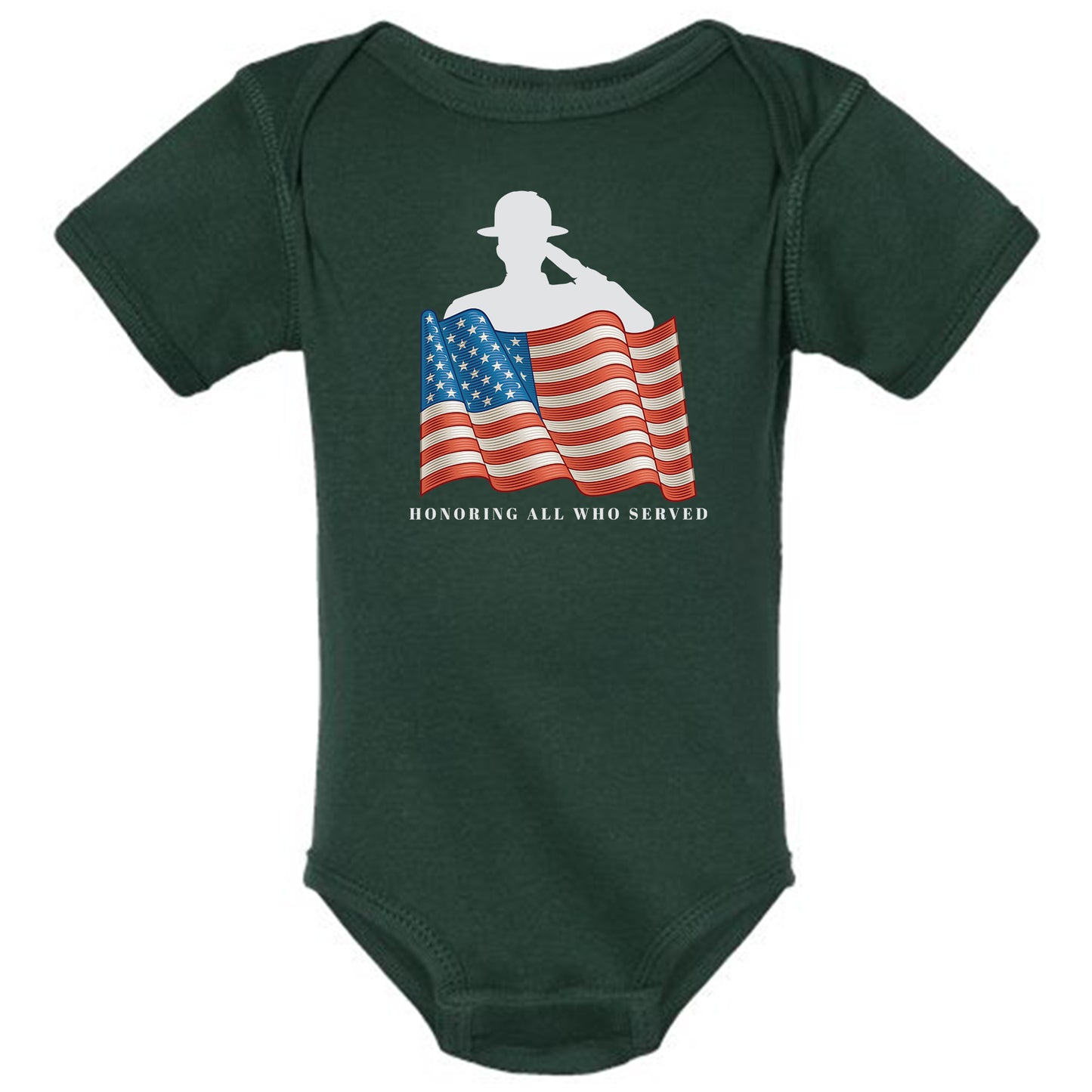 Honoring all who served - American Flag Tshirt