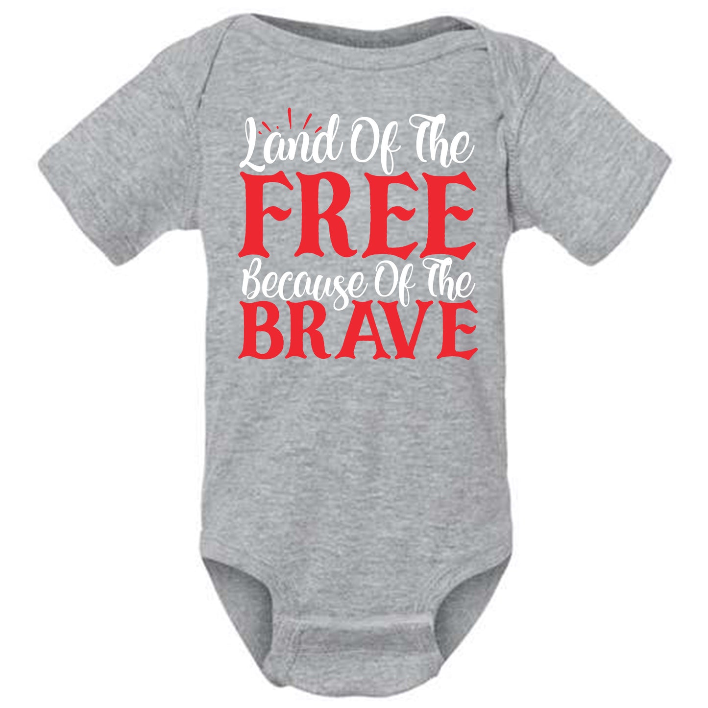 Land of the Free because of the Brave Tshirt