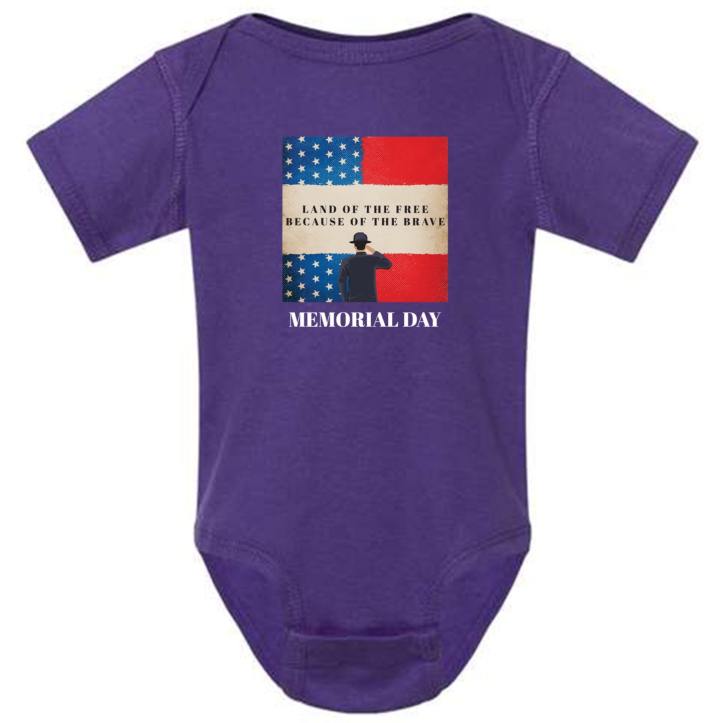 Memorial Day Shirt 'Land of the Free because of the Brave'