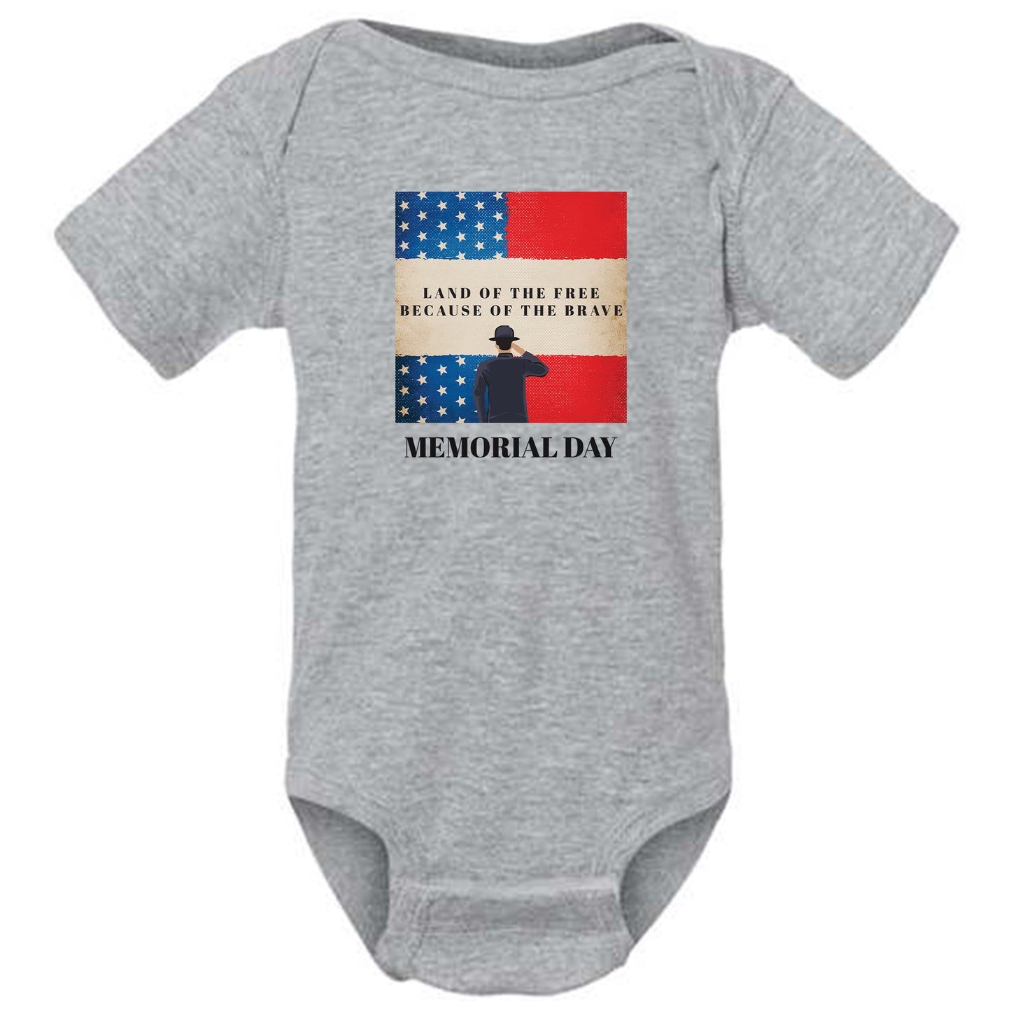 Memorial Day Shirt 'Land of the Free because of the Brave'