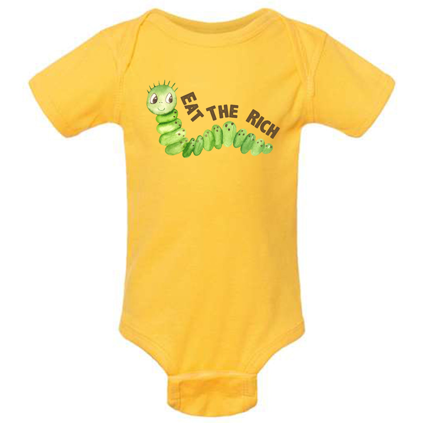 Eat The Rich Caterpillar Funny Weekend T-Shirt