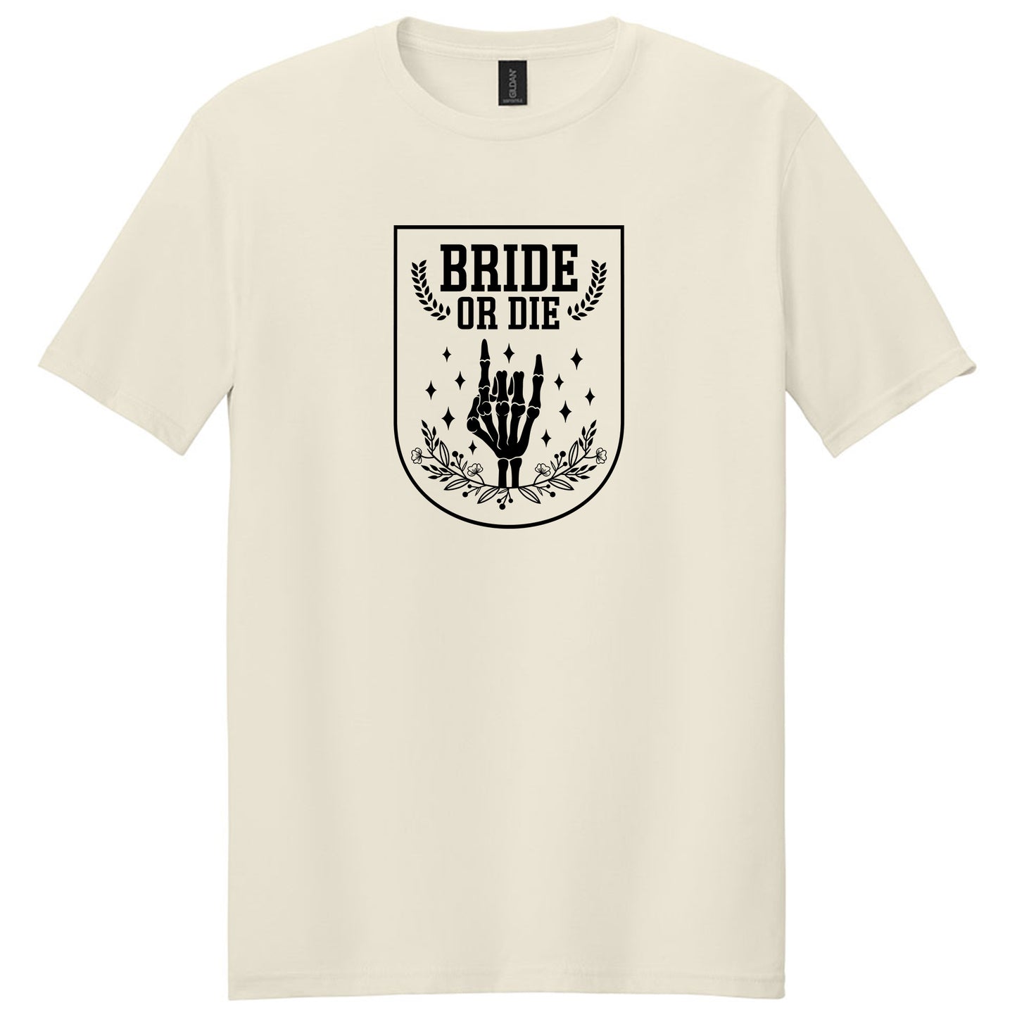 Funny Bachelorette Party T-shirts with "Bride or Die" and "Til Death Do Us Party" Designs