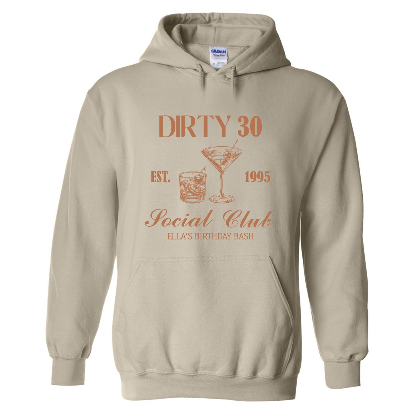 Custom Dirty 30 Birthday Party Social Club T-shirt