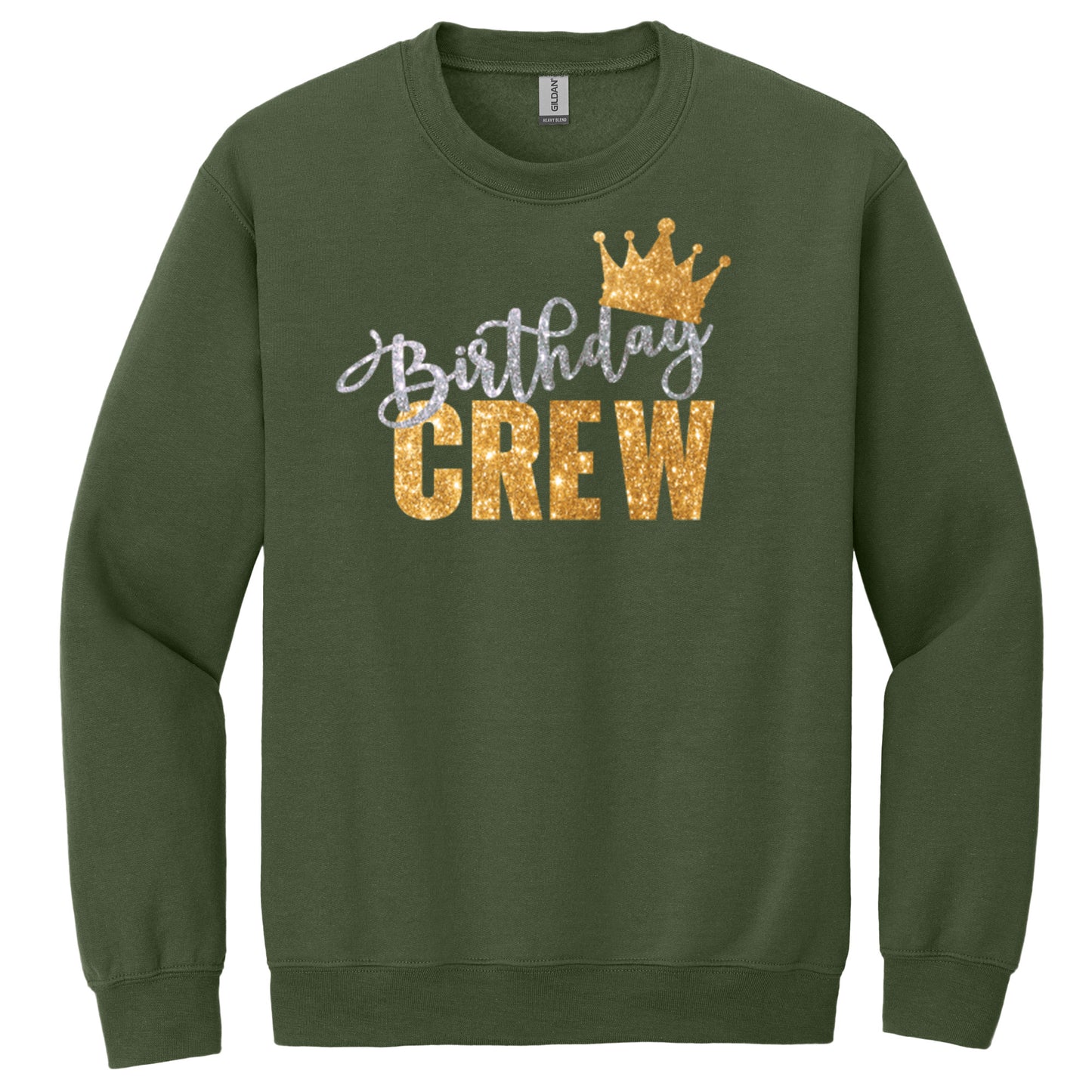 Birthday Crew Gold Team Matching Party T-shirts