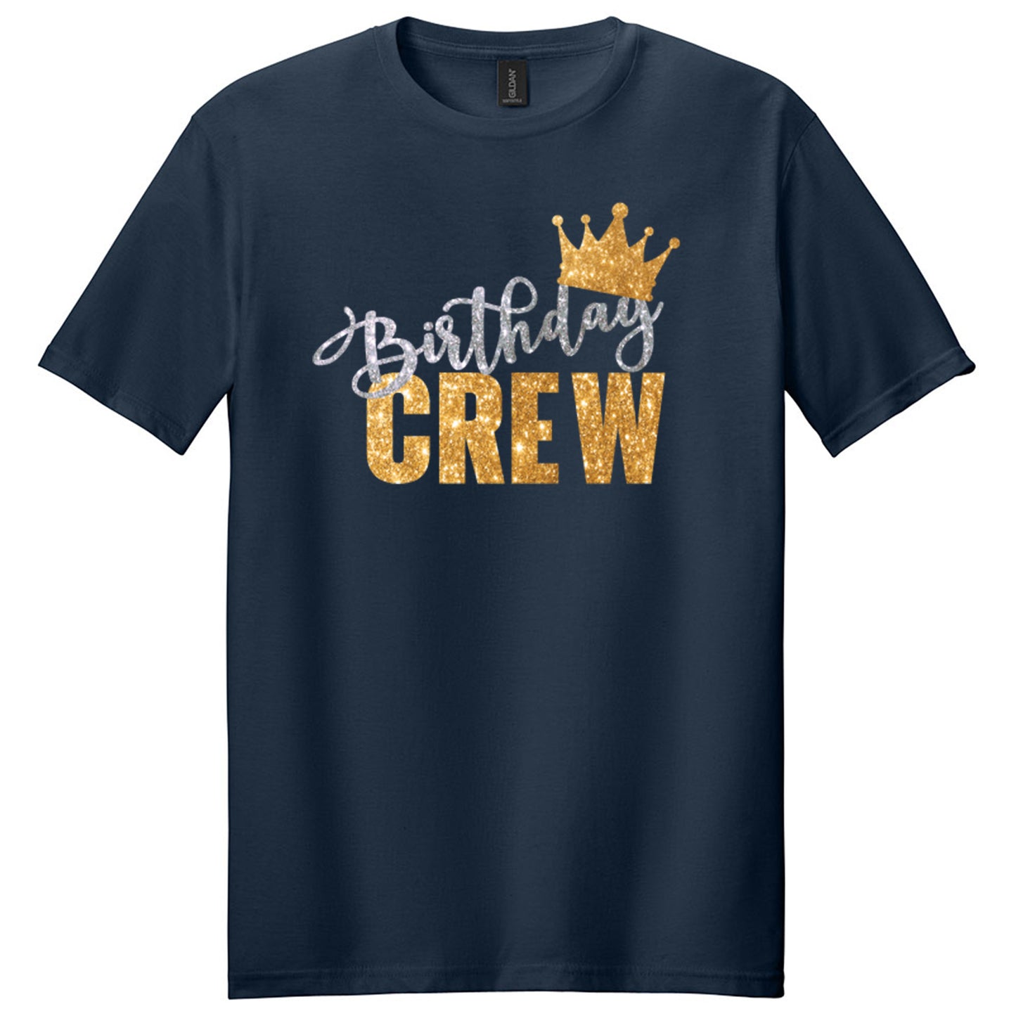 Birthday Crew Gold Team Matching Party T-shirts