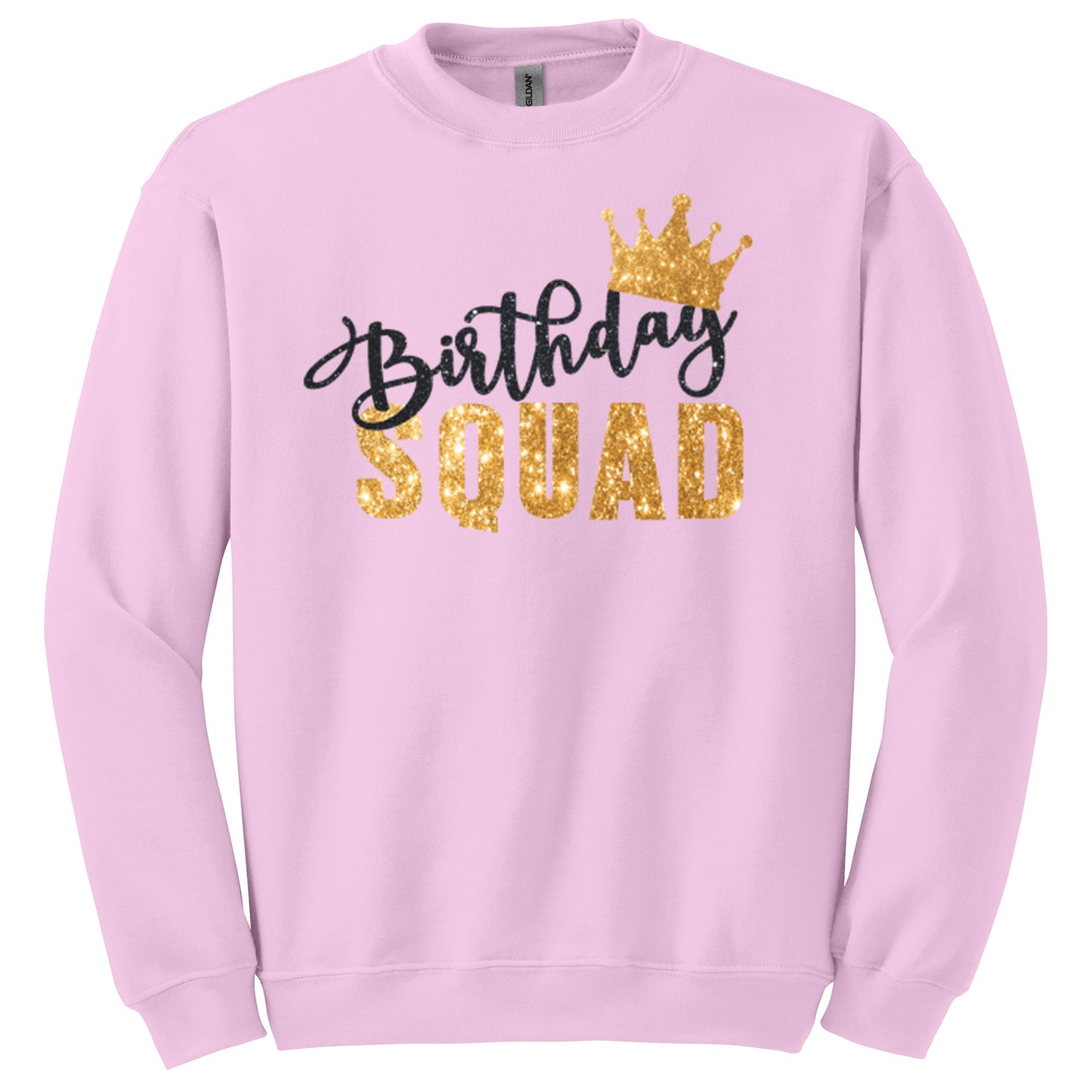 Birthday Crew Gold Team Matching Party T-shirts