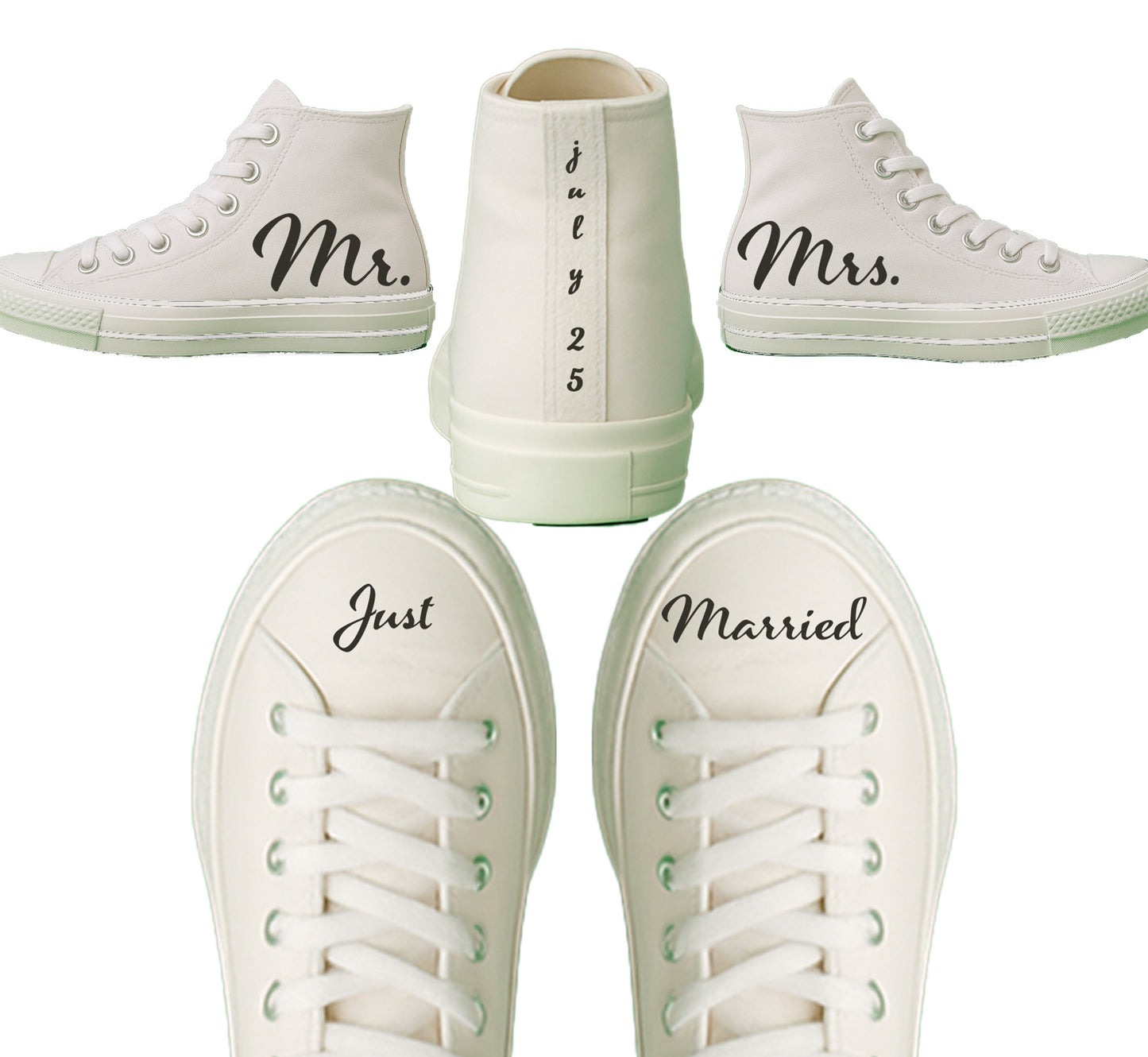 Custom Printed High Top Canvas Shoes, Lace up Canvas Sneakers