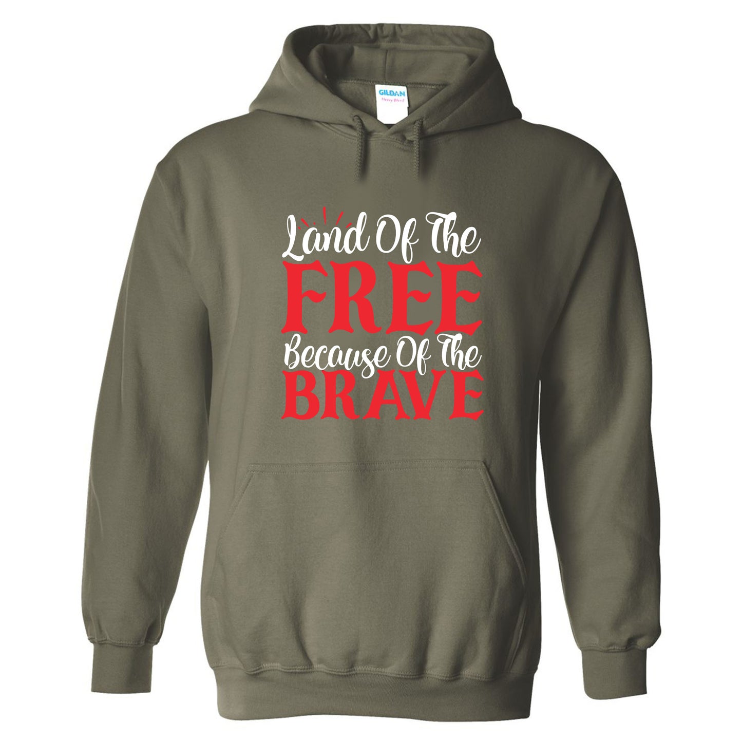 Land of the Free because of the Brave Tshirt