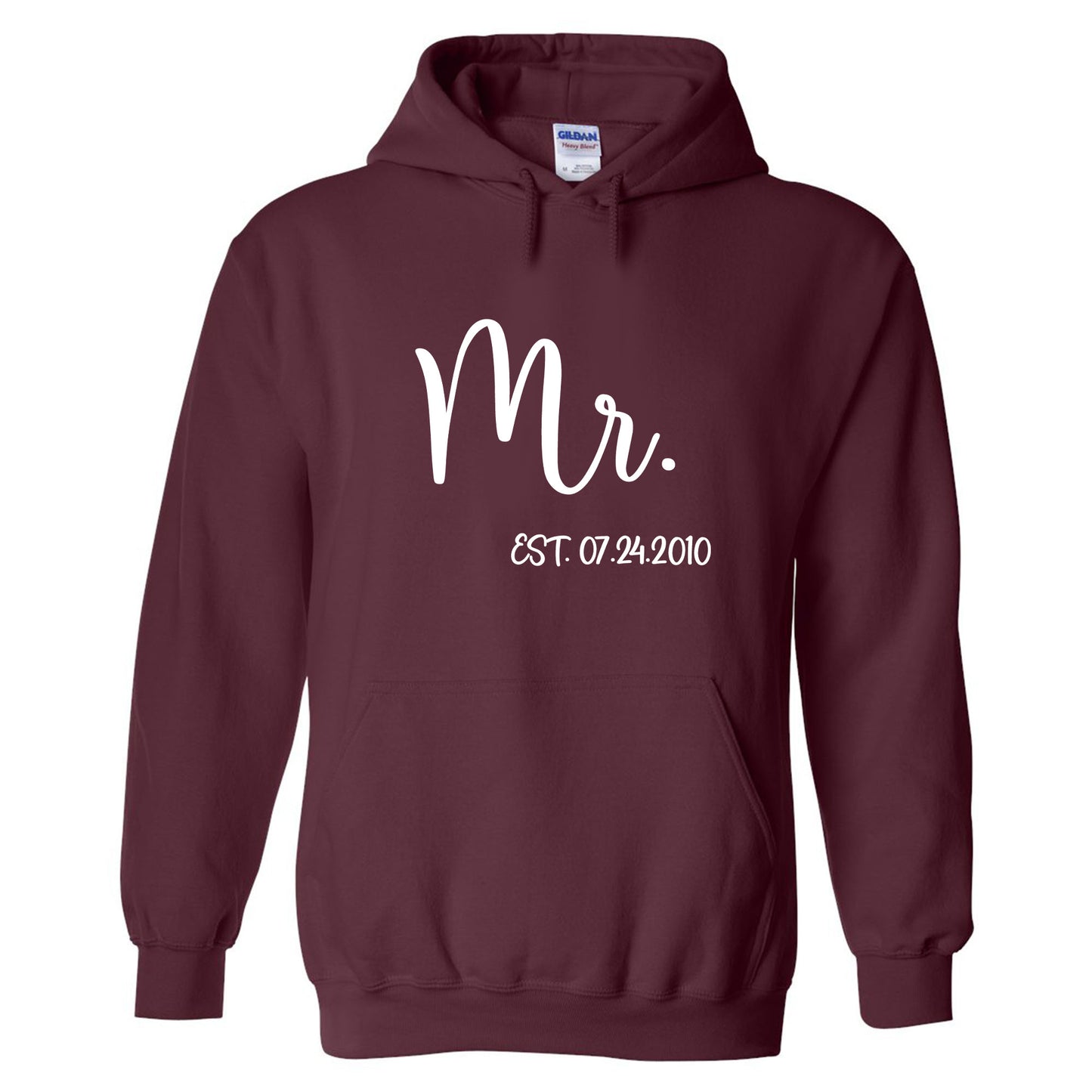 Custom Mr. and Mrs. Matching Wedding T-Shirts