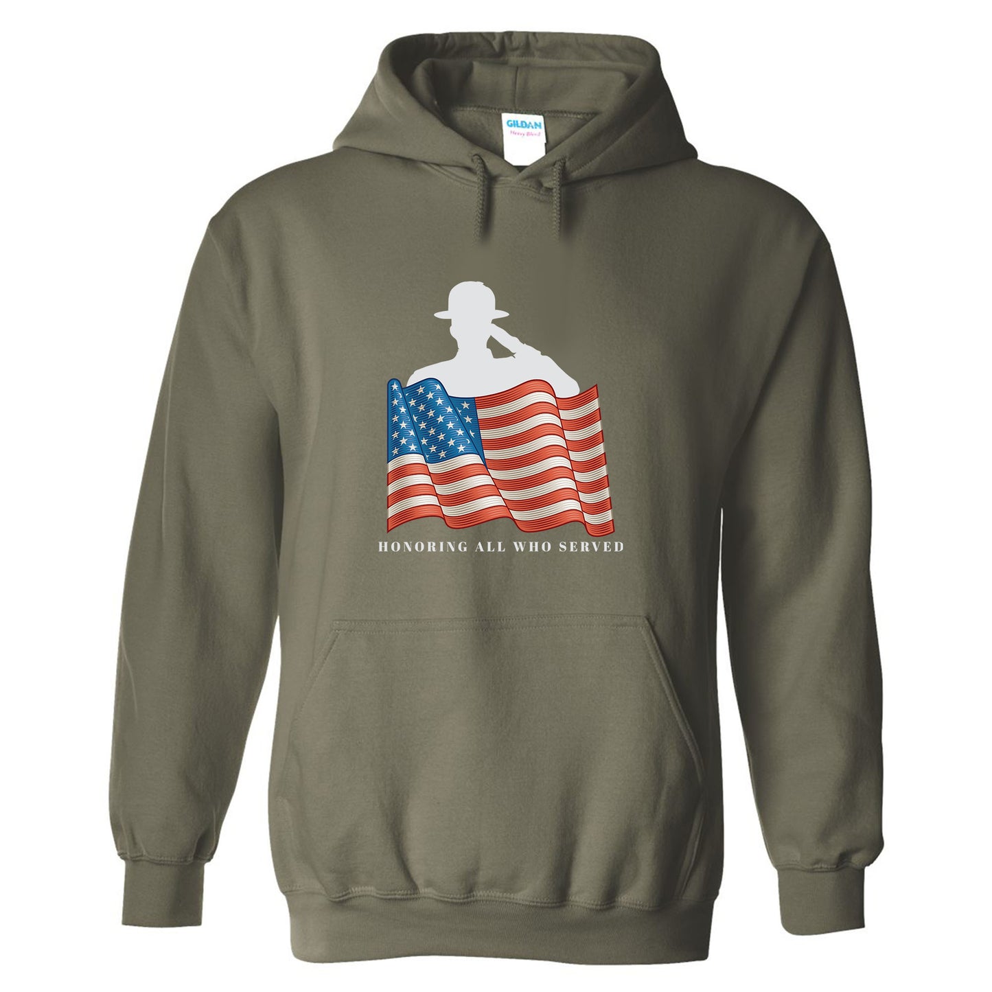 Honoring all who served - American Flag Tshirt