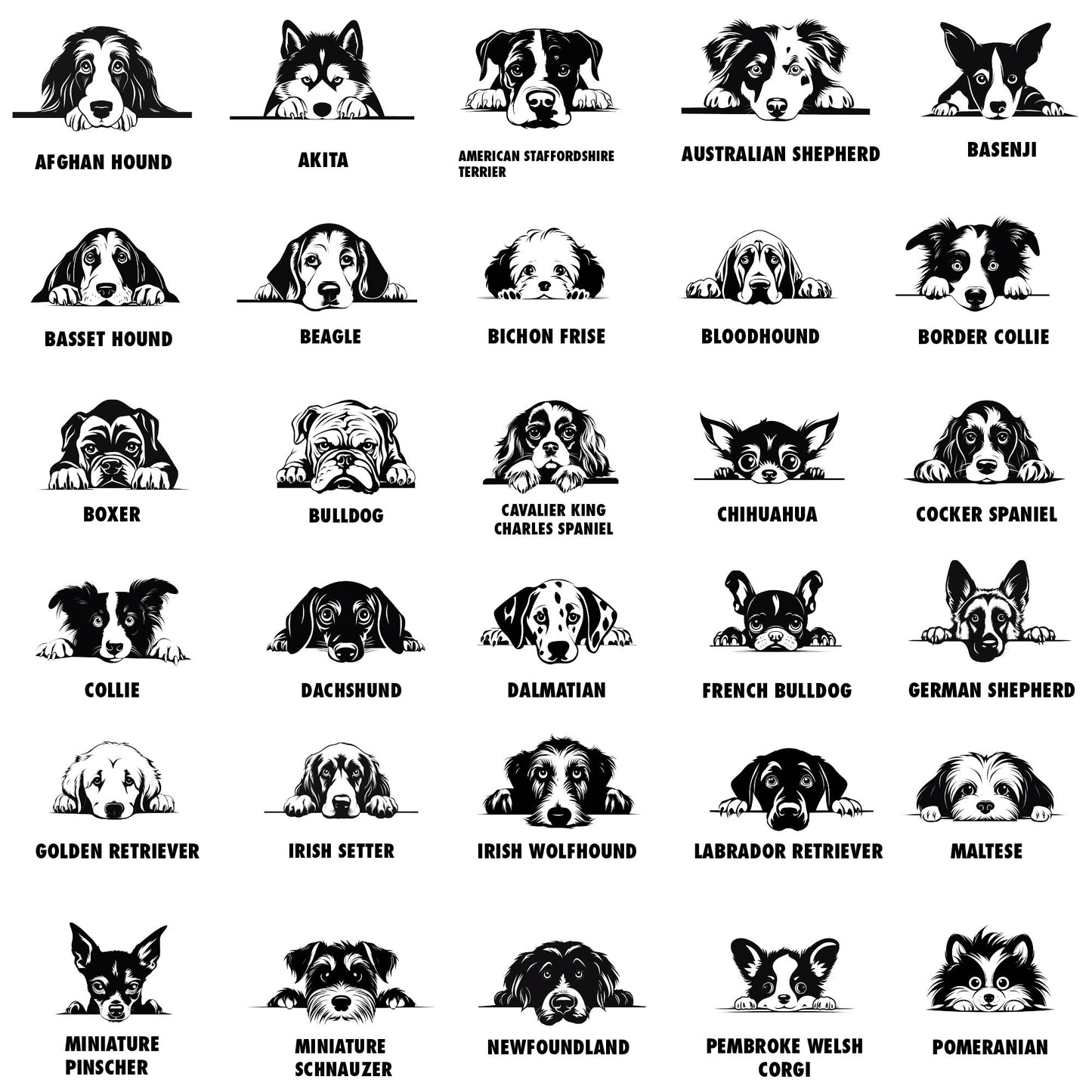 Peeking Dog T-Shirt