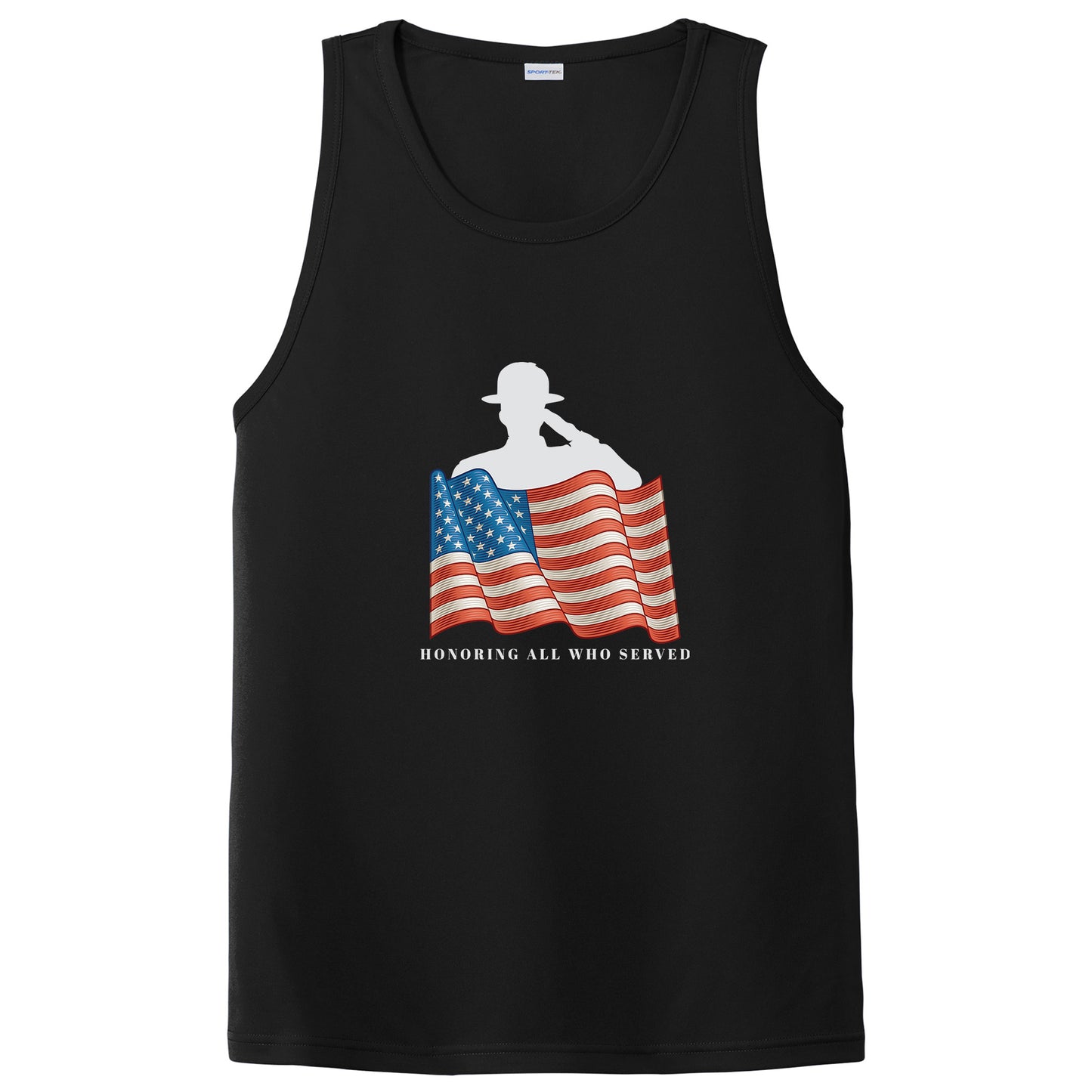 Honoring all who served - American Flag Tshirt