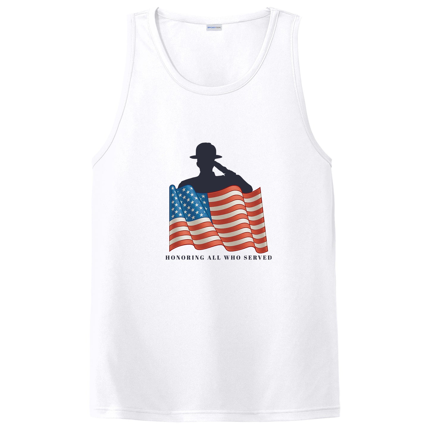 Honoring all who served - American Flag Tshirt