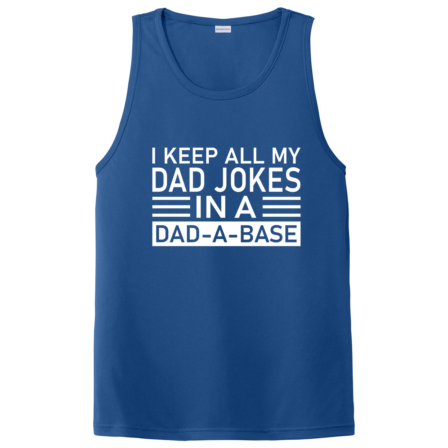 I Keep All My Dad Jokes In A Dad-a-base Father's T-Shirt