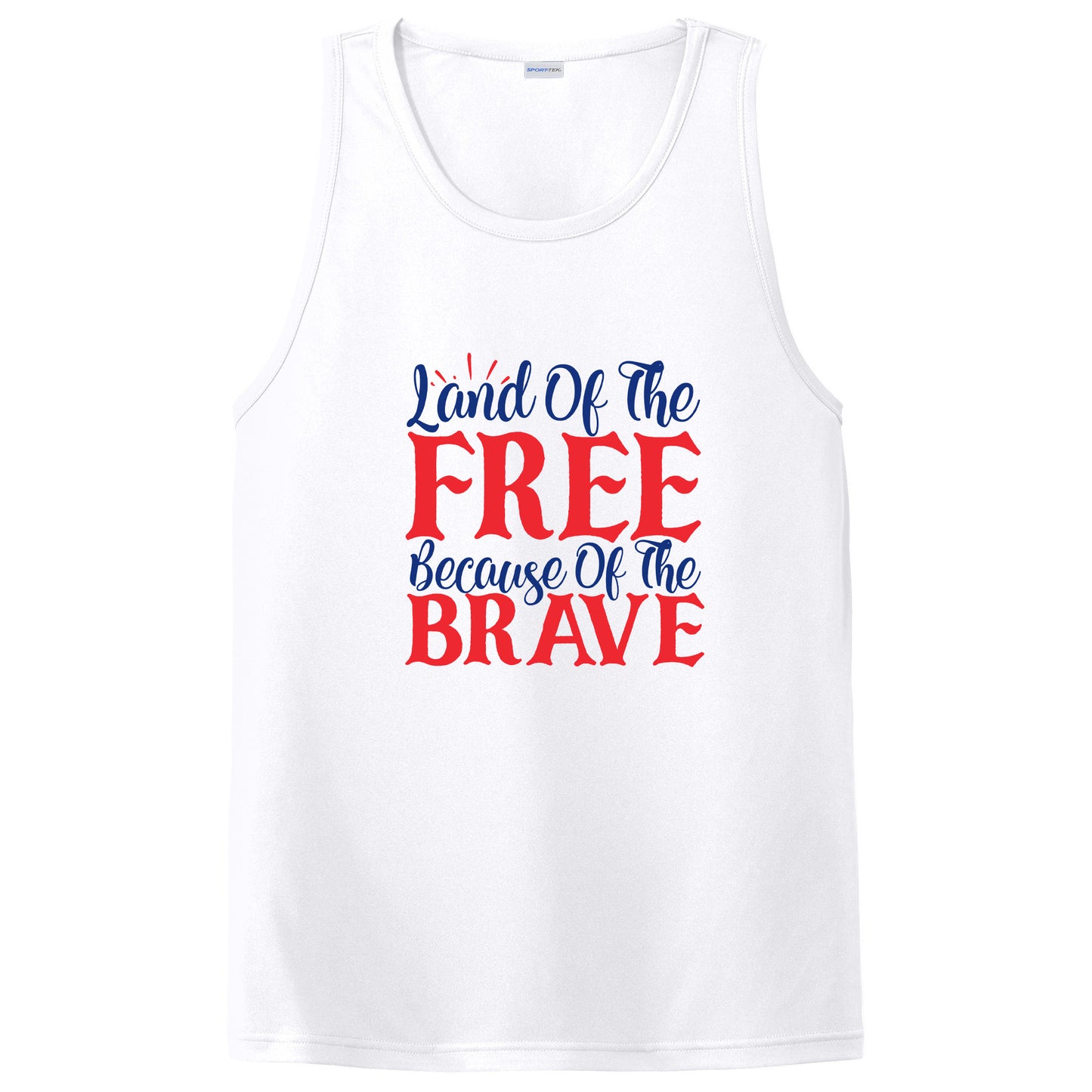 Land of the Free because of the Brave Tshirt