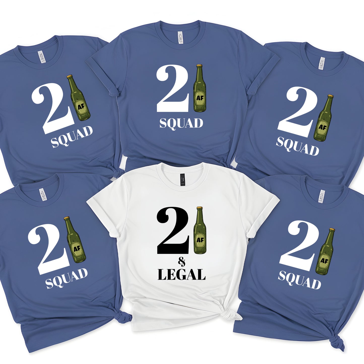 21st Birthday Squad T-shirts