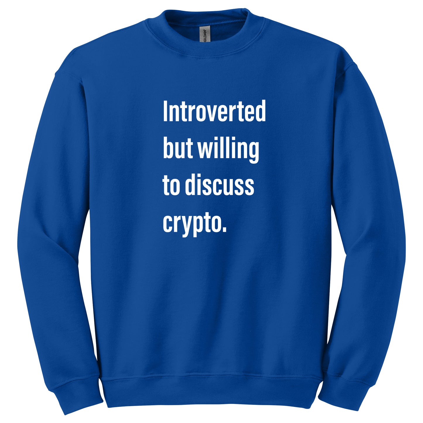 Introverted But Willing To Discuss Crypto T-shirt