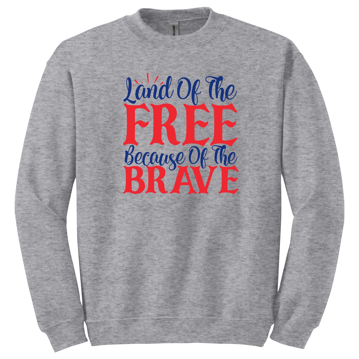 Land of the Free because of the Brave Tshirt
