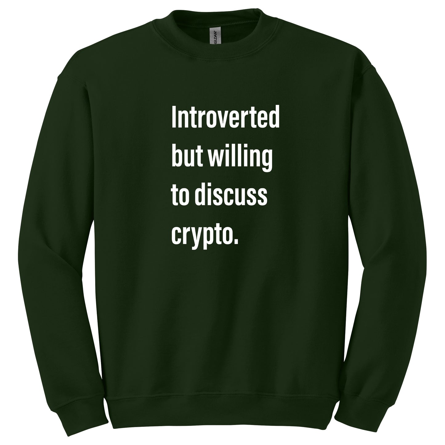 Introverted But Willing To Discuss Crypto T-shirt