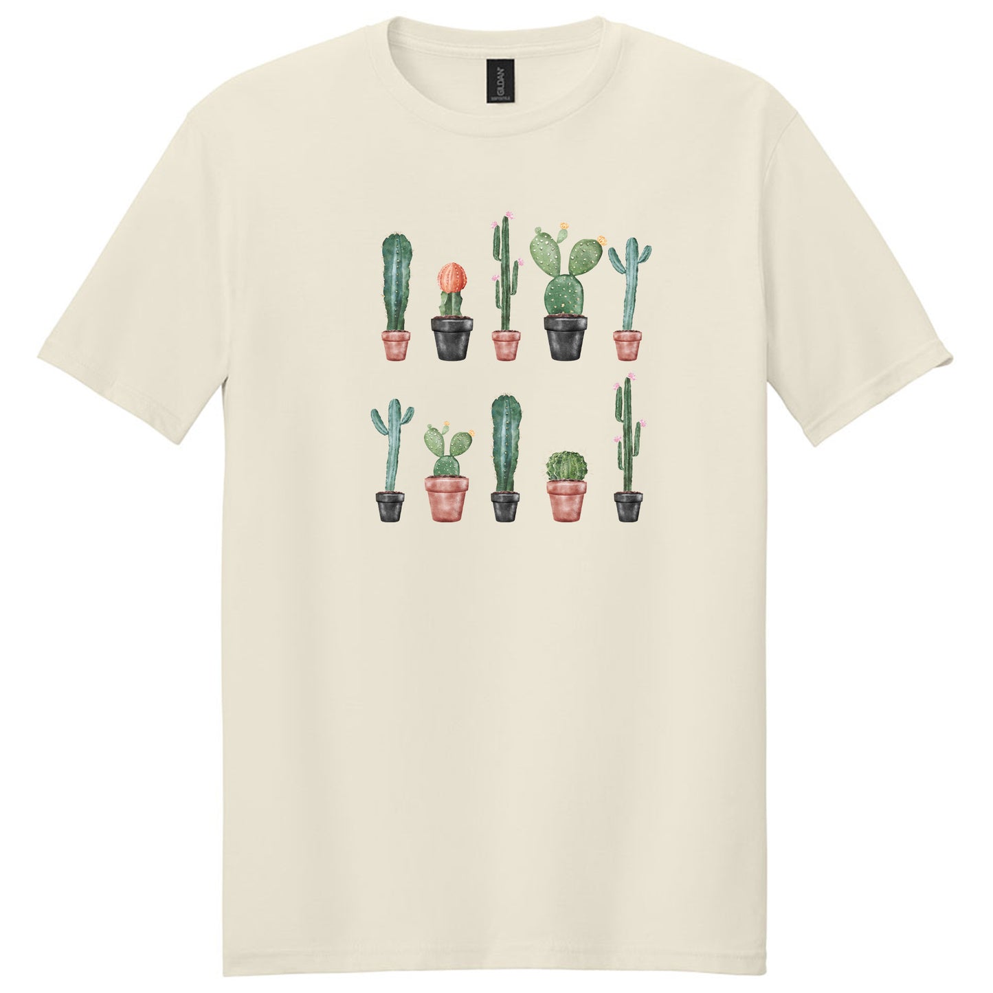 Cactus Garden Tee β A cute desert adventure shirt with a cacti scene