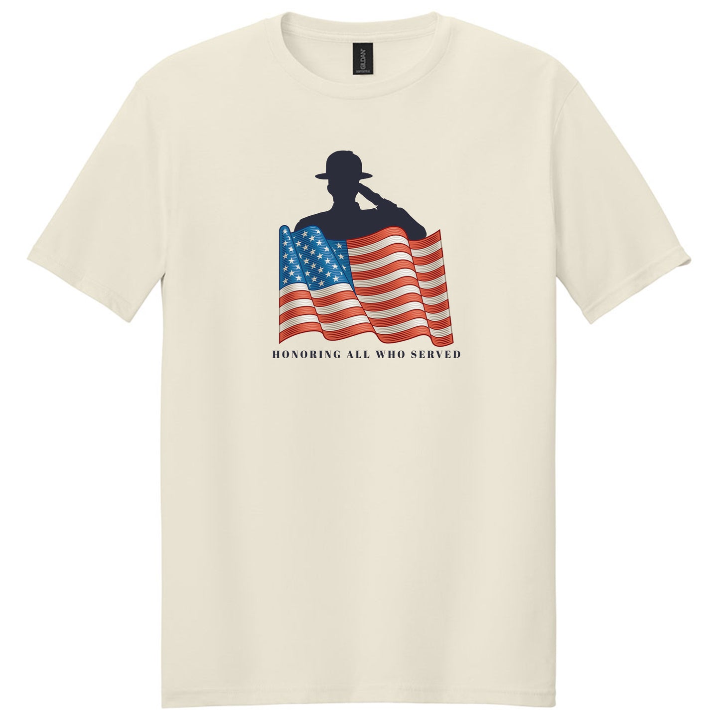 Honoring all who served - American Flag Tshirt